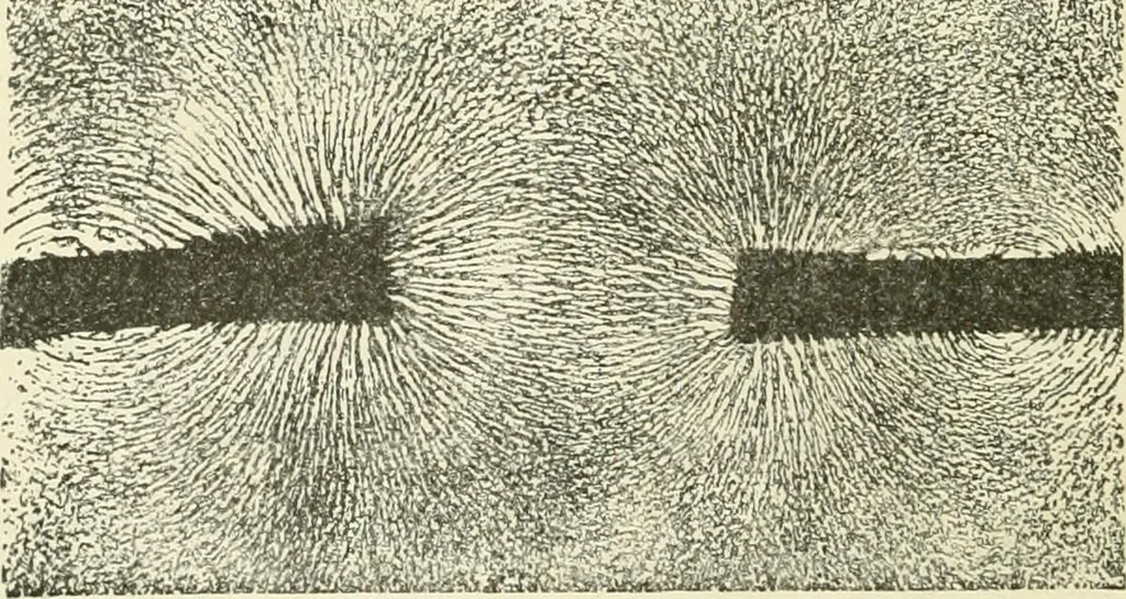 An illustration from Electricity and magnetism : an elementary text-book, theoretical and practical, 1920, leaf 128