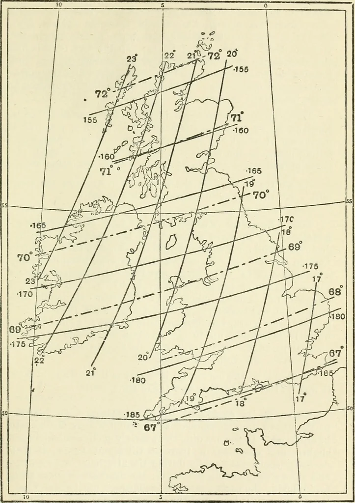 An illustration from Electricity and magnetism : an elementary text-book, theoretical and practical, 1920, leaf 187