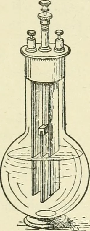 An illustration from Electricity and magnetism : an elementary text-book, theoretical and practical, 1920, leaf 211