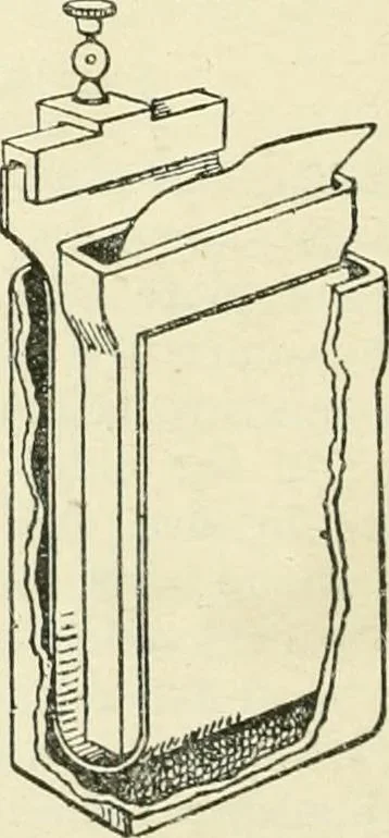 An illustration from Electricity and magnetism : an elementary text-book, theoretical and practical, 1920, leaf 212
