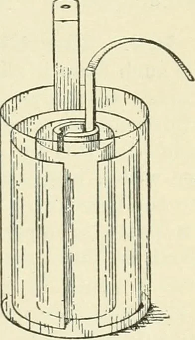 An illustration from Electricity and magnetism : an elementary text-book, theoretical and practical, 1920, leaf 213