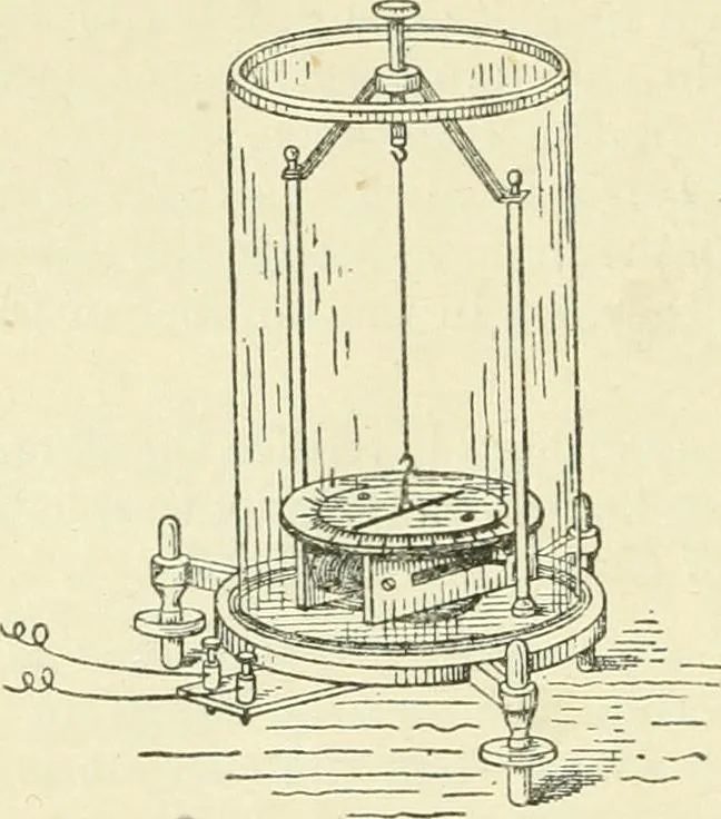 An illustration from Electricity and magnetism : an elementary text-book, theoretical and practical, 1920, leaf 244