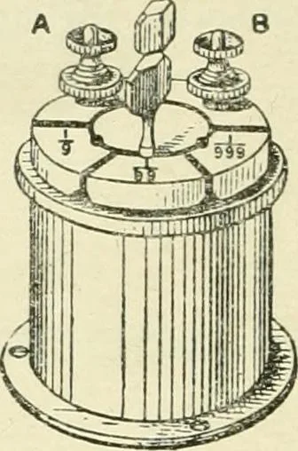 An illustration from Electricity and magnetism : an elementary text-book, theoretical and practical, 1920, leaf 254