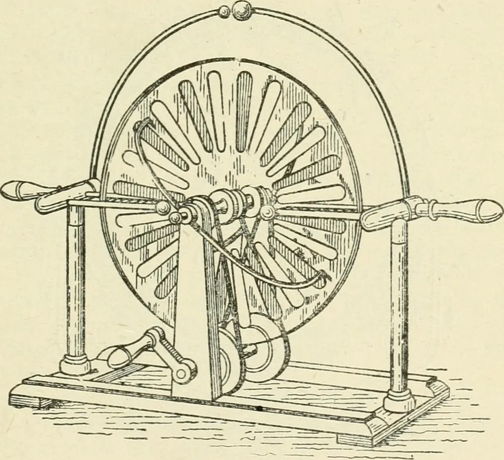 An illustration from Electricity and magnetism : an elementary text-book, theoretical and practical, 1920, leaf 89