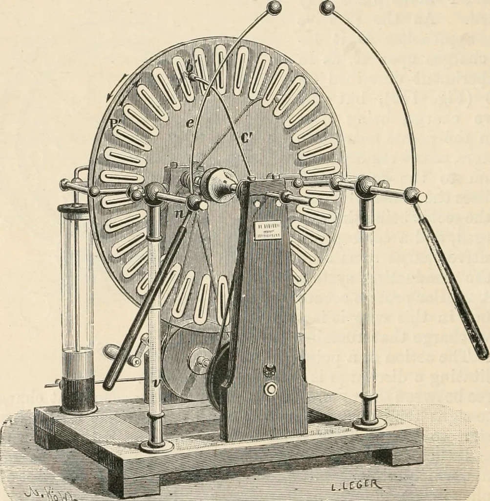 An illustration from Electricity and magnetism for advanced students, 1920, leaf 127