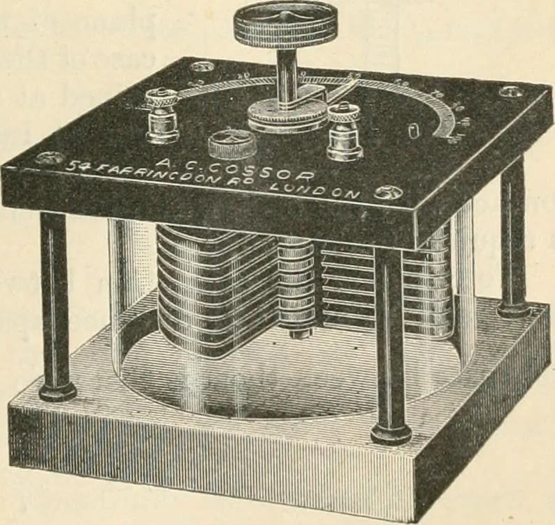 An illustration from Electricity and magnetism for advanced students, 1920, leaf 166