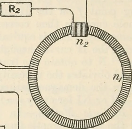 An illustration from Electricity and magnetism for advanced students, 1920, leaf 285