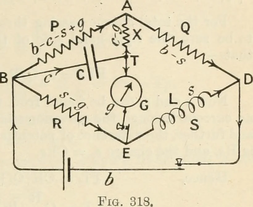 An illustration from Electricity and magnetism for advanced students, 1920, leaf 340