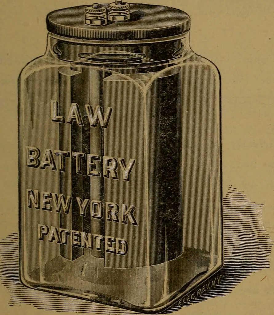 An illustration from Electricity simplified. The practice and theory of electricity .., 1891, leaf 160