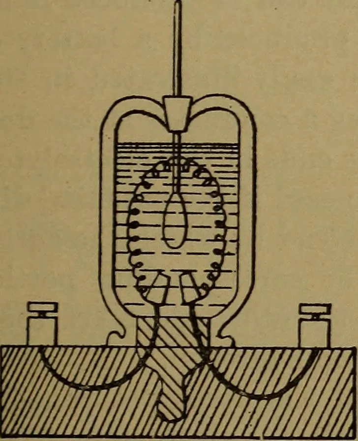 An illustration from Electricity simplified. The practice and theory of electricity .., 1891, leaf 70