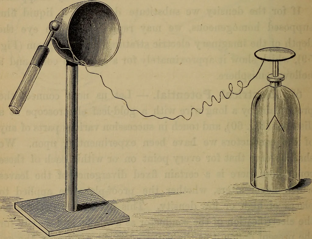 An illustration from Electricity treated experimentally, 1887, leaf 113