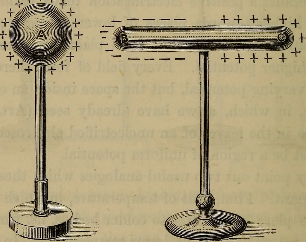 An illustration from Electricity treated experimentally, 1887, leaf 117