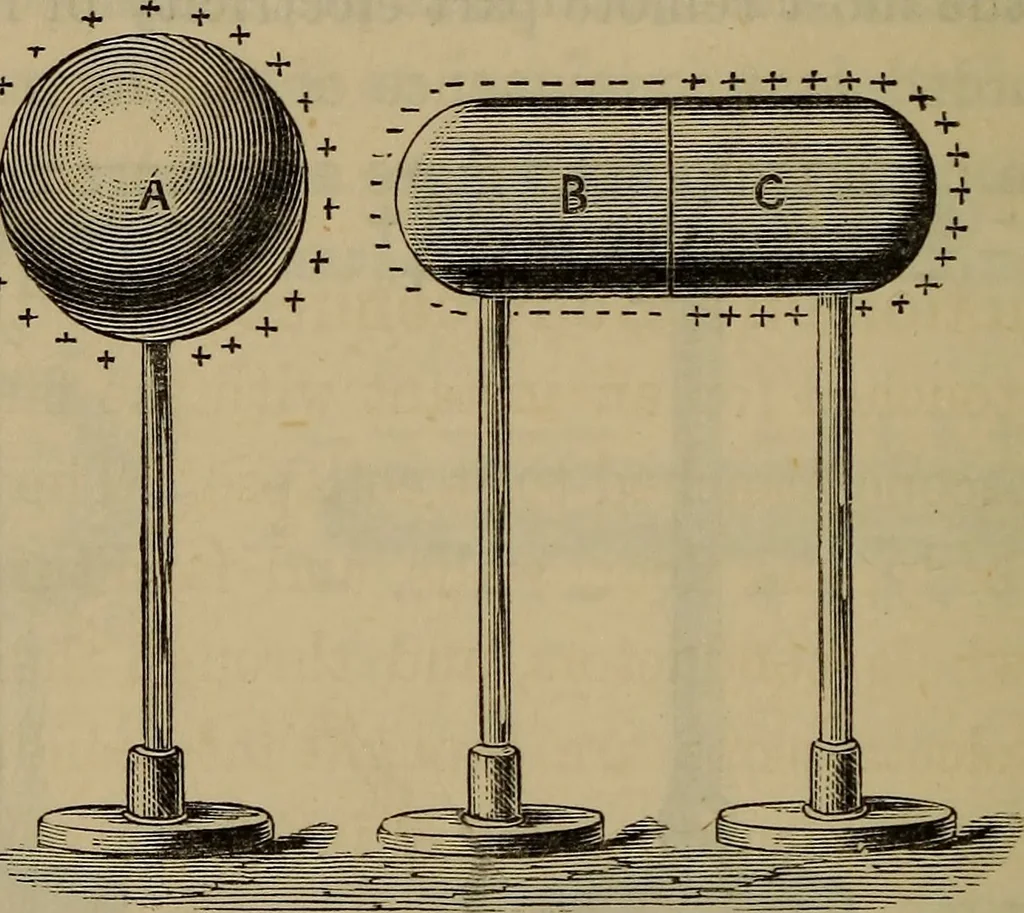 An illustration from Electricity treated experimentally, 1887, leaf 119