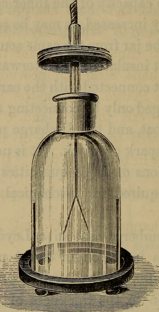An illustration from Electricity treated experimentally, 1887, leaf 133
