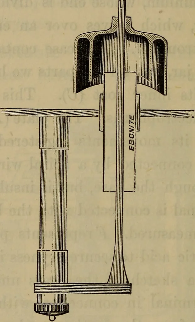 An illustration from Electricity treated experimentally, 1887, leaf 177