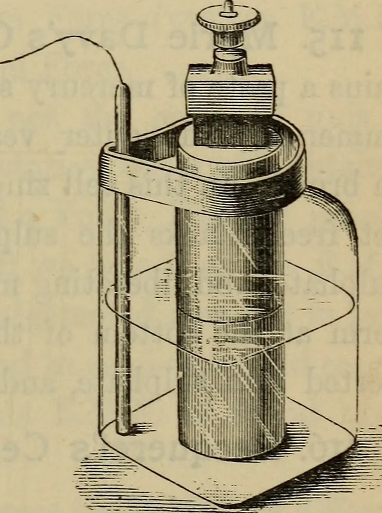An illustration from Electricity treated experimentally, 1887, leaf 200