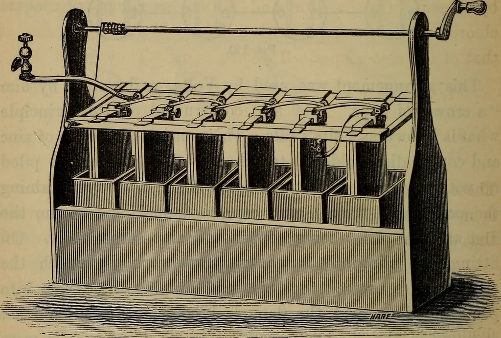 An illustration from Electricity treated experimentally, 1887, leaf 205