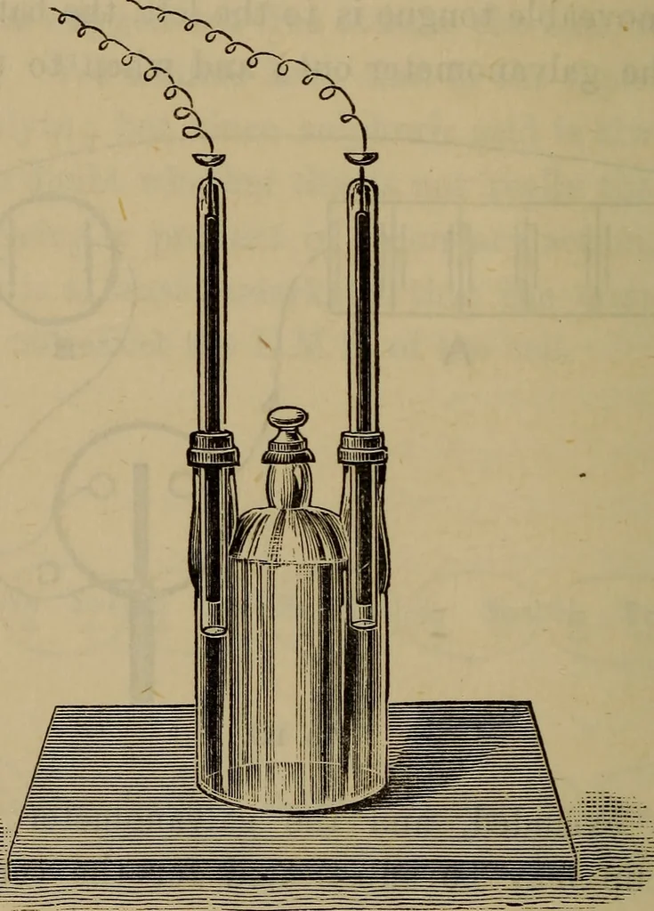 An illustration from Electricity treated experimentally, 1887, leaf 227