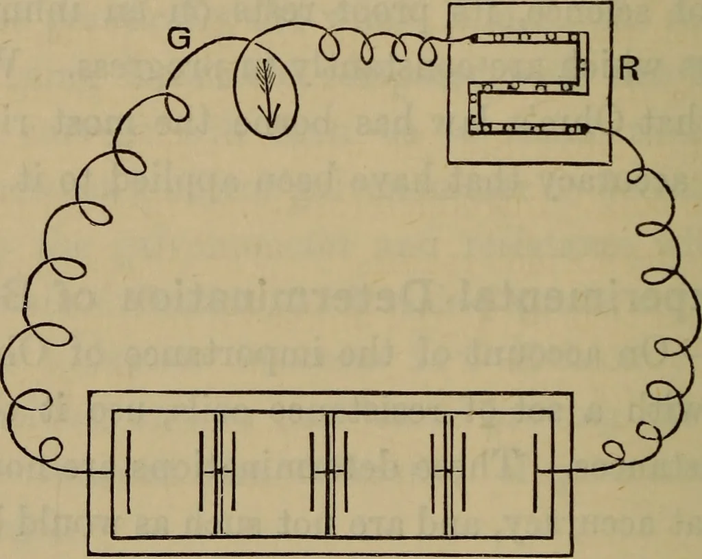 An illustration from Electricity treated experimentally, 1887, leaf 253
