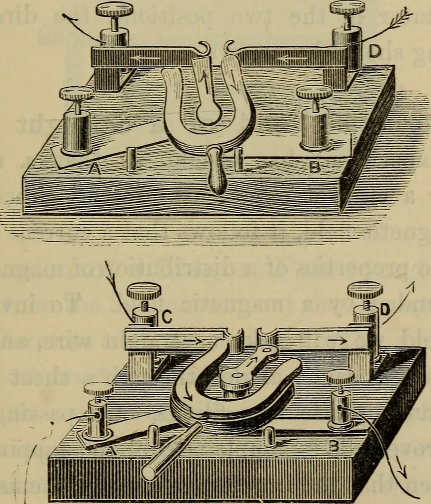 An illustration from Electricity treated experimentally, 1887, leaf 278
