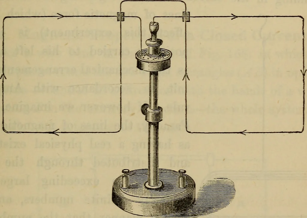 An illustration from Electricity treated experimentally, 1887, leaf 286
