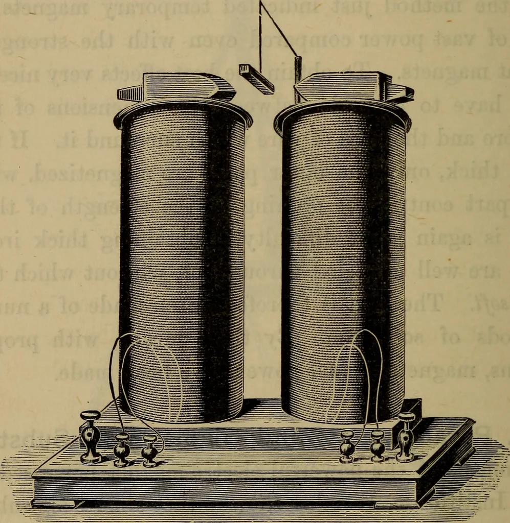 An illustration from Electricity treated experimentally, 1887, leaf 305