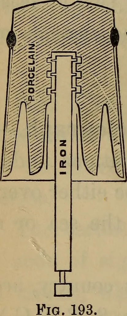 An illustration from Electricity treated experimentally, 1887, leaf 317