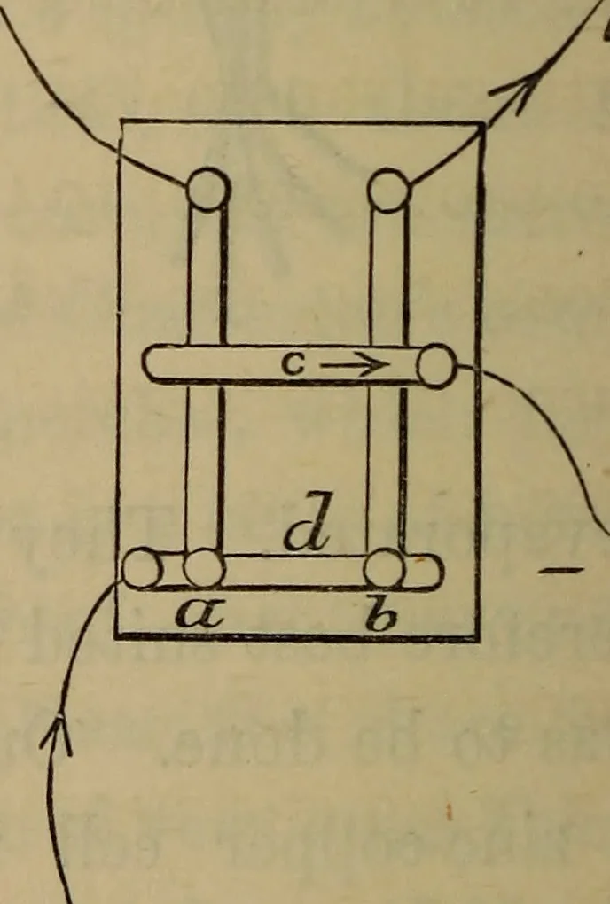 An illustration from Electricity treated experimentally, 1887, leaf 319