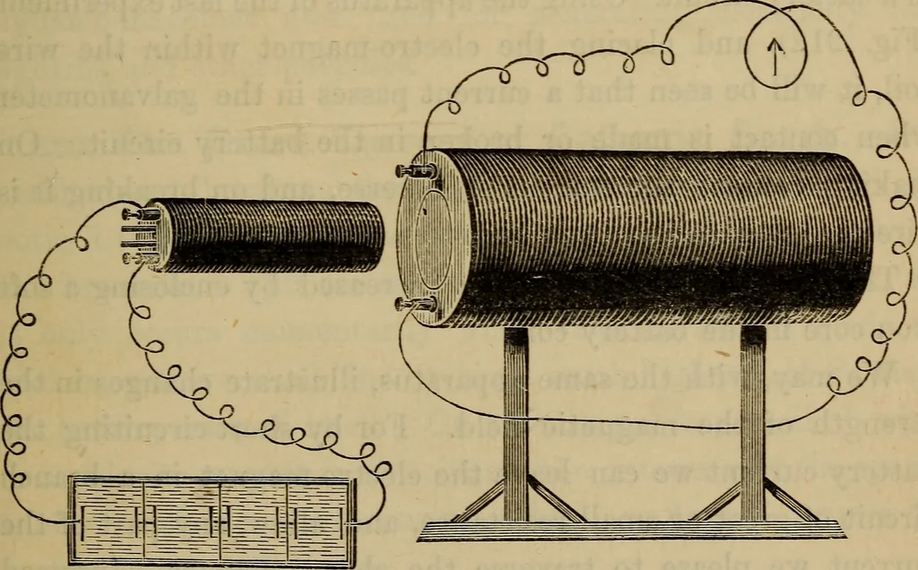 An illustration from Electricity treated experimentally, 1887, leaf 344