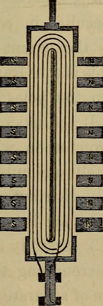An illustration from Electricity treated experimentally, 1887, leaf 354