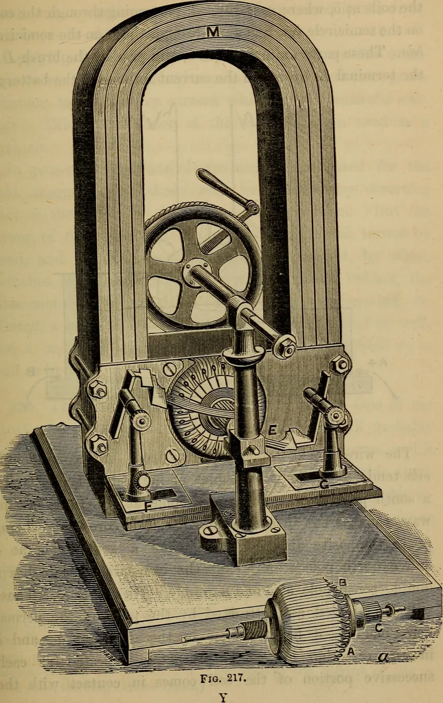 An illustration from Electricity treated experimentally, 1887, leaf 356