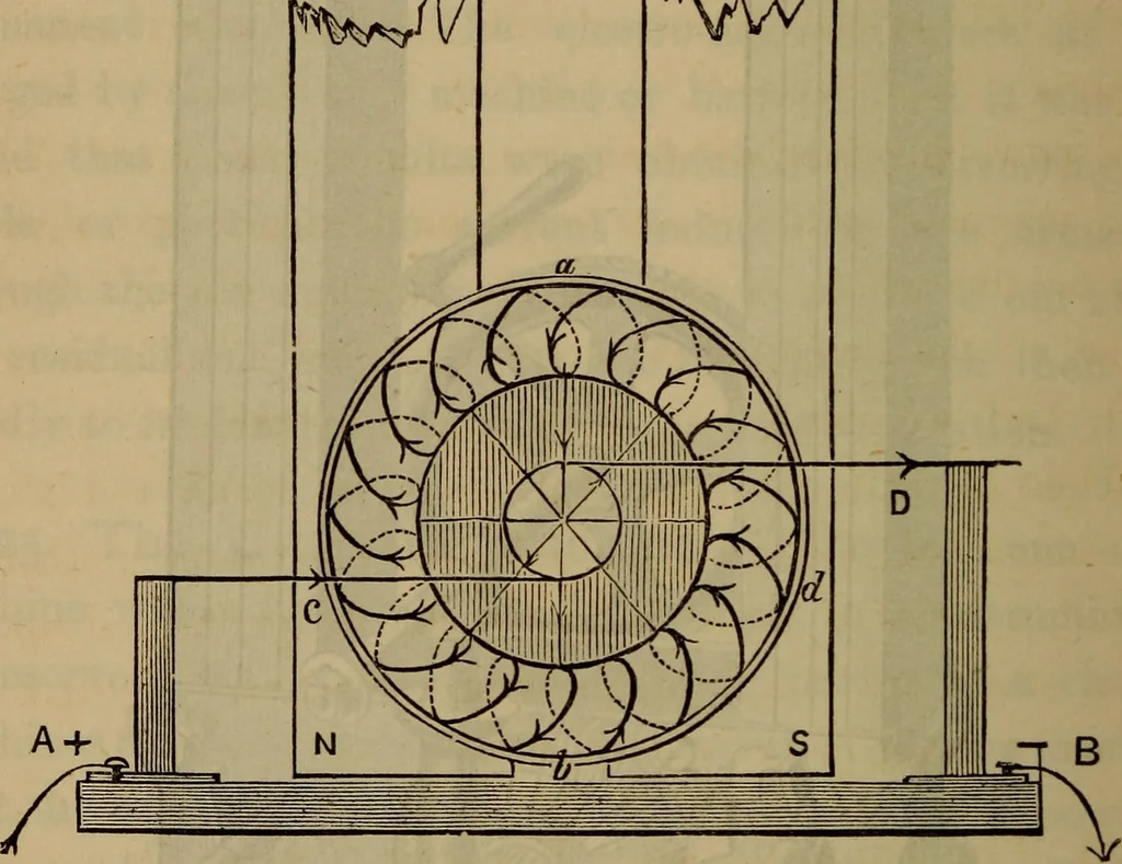 An illustration from Electricity treated experimentally, 1887, leaf 357
