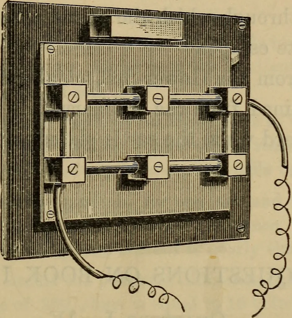 An illustration from Electricity treated experimentally, 1887, leaf 376