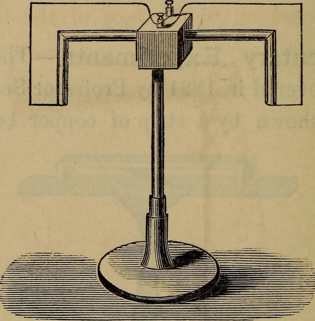 An illustration from Electricity treated experimentally, 1887, leaf 387