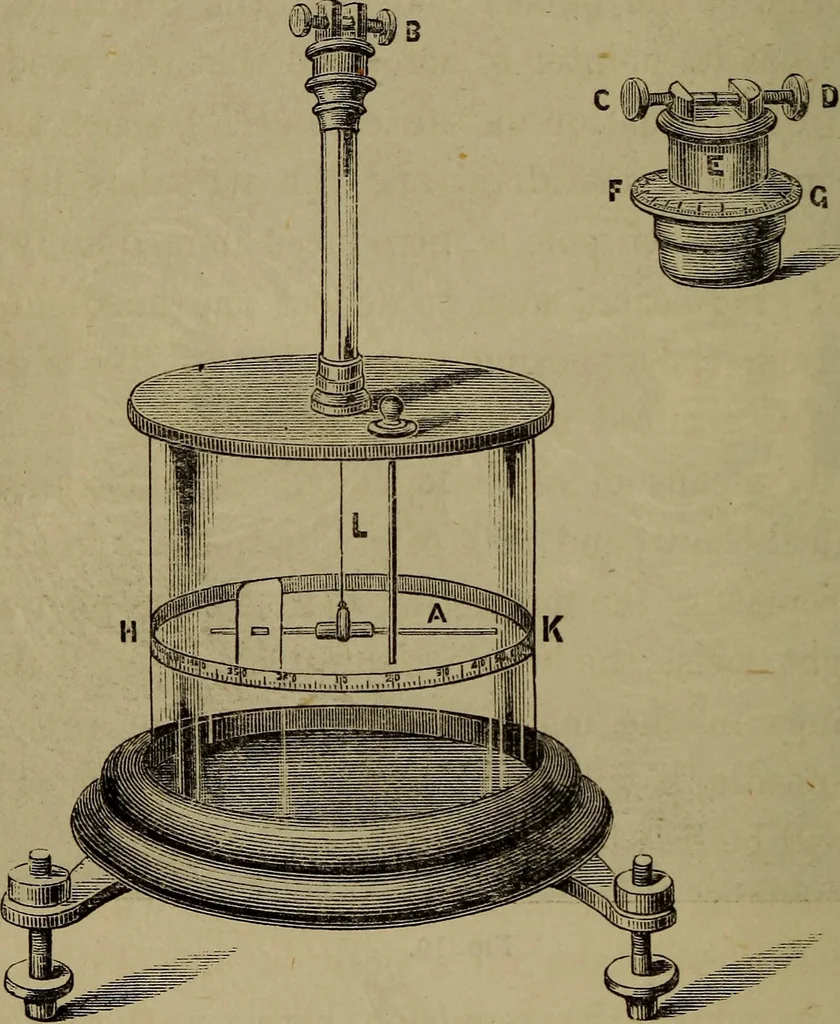 An illustration from Electricity treated experimentally, 1887, leaf 39