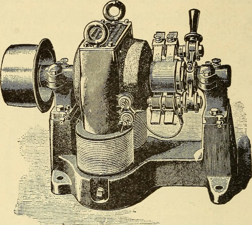 An illustration from The electric motor and the transmission of power, 1906, leaf 200