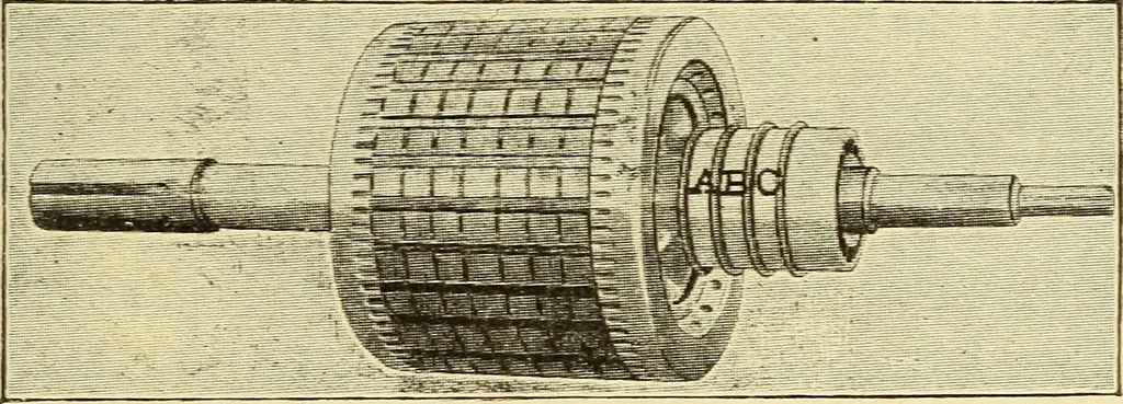An illustration from The electric motor and the transmission of power, 1906, leaf 281