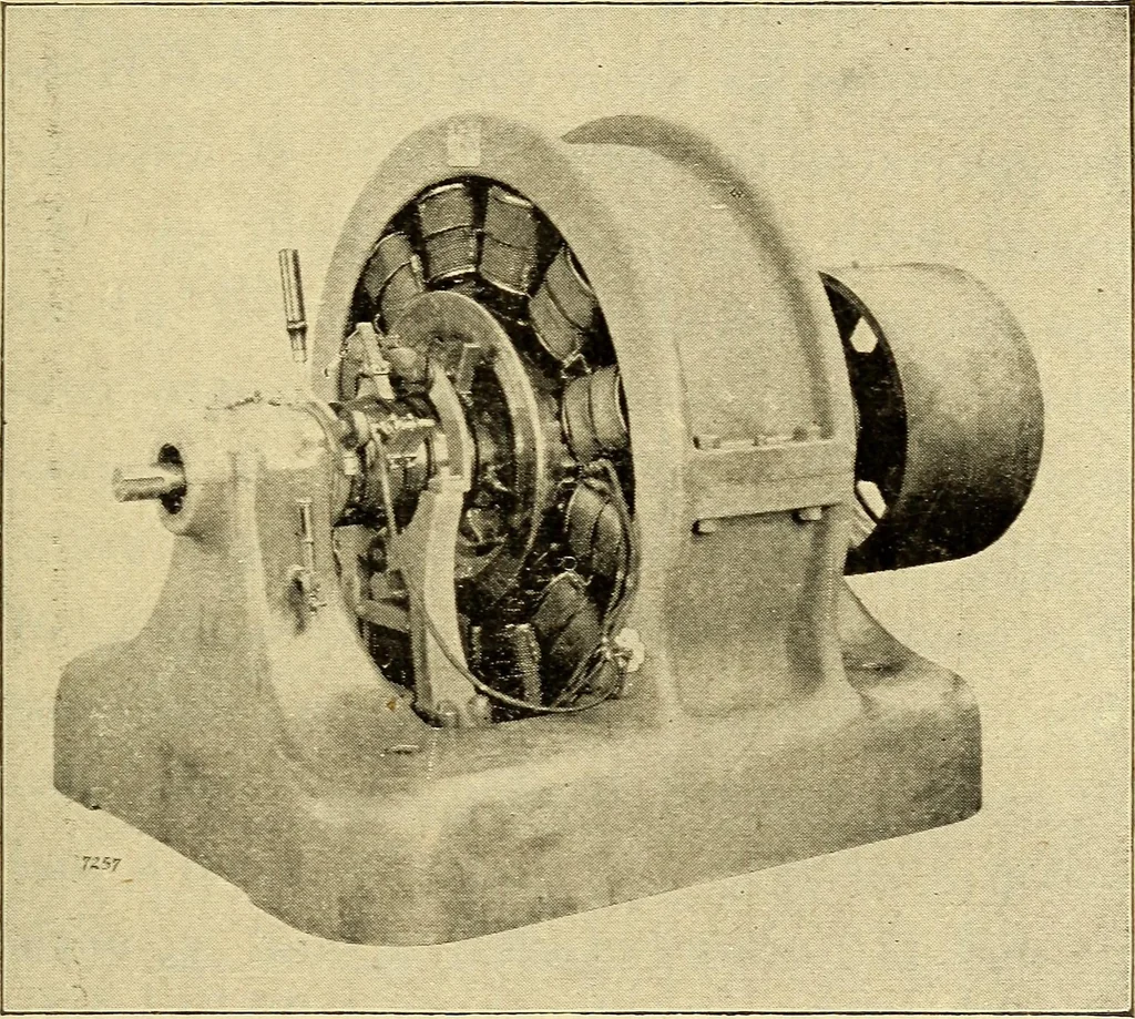 An illustration from The electric motor and the transmission of power, 1906, leaf 283