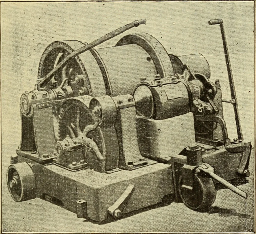 An illustration from The electric motor and the transmission of power, 1906, leaf 355