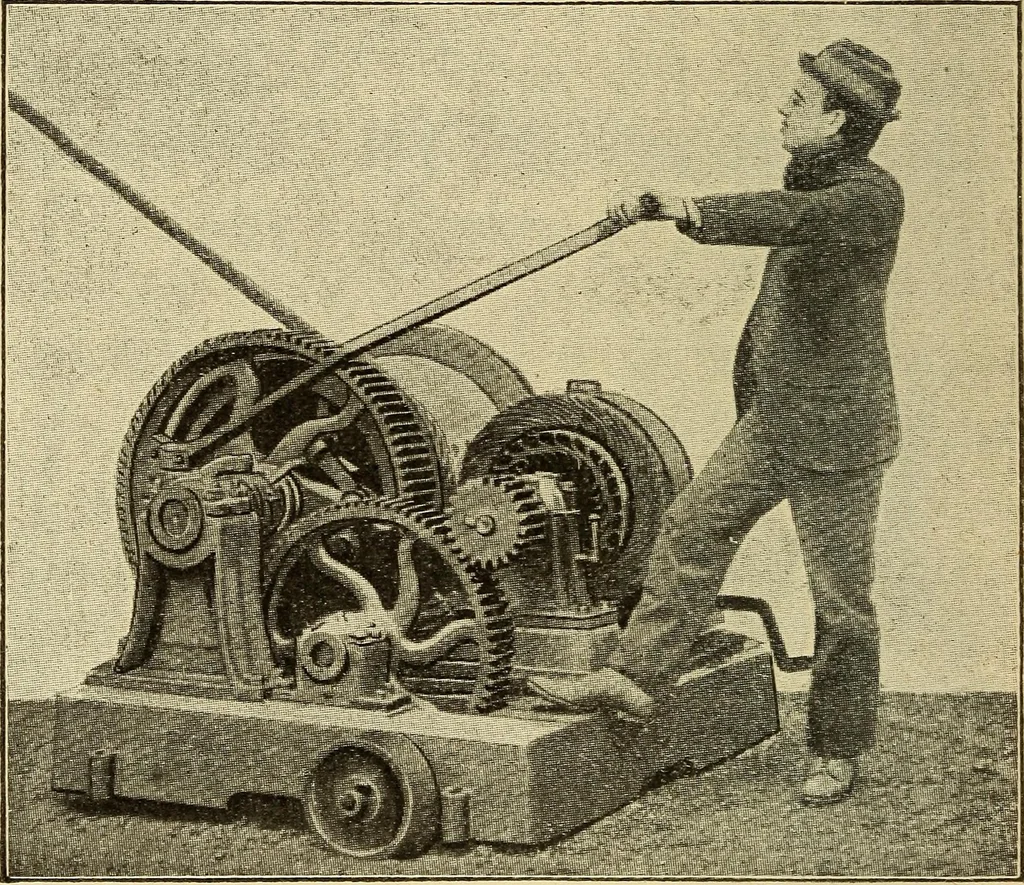 An illustration from The electric motor and the transmission of power, 1906, leaf 356