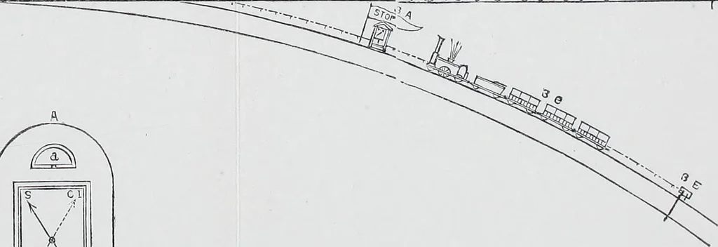 An illustration from The electric telegraph: was it invented by Professor Wheatston e?, 1856, leaf 237