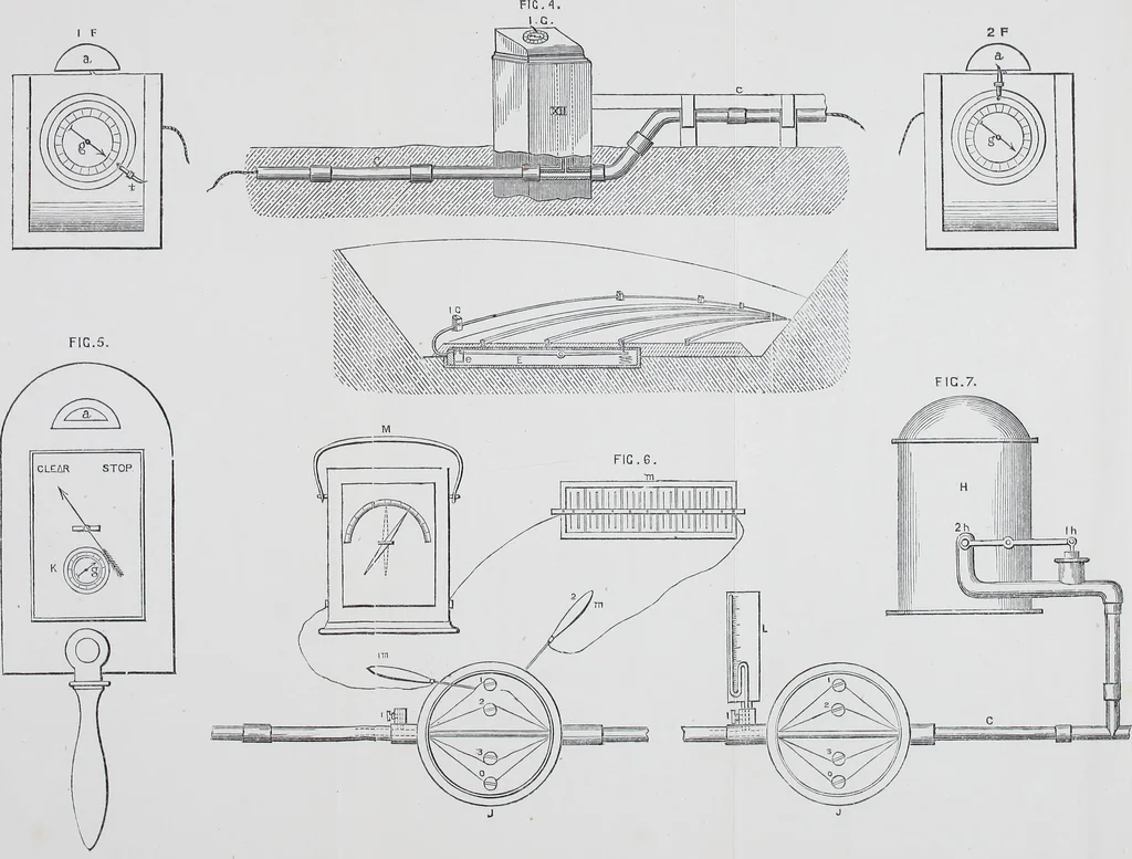 An illustration from The electric telegraph: was it invented by Professor Wheatston e?, 1856, leaf 239
