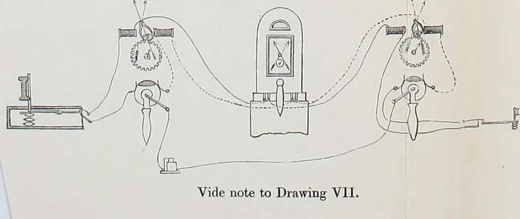 An illustration from The electric telegraph: was it invented by Professor Wheatston e?, 1856, leaf 243