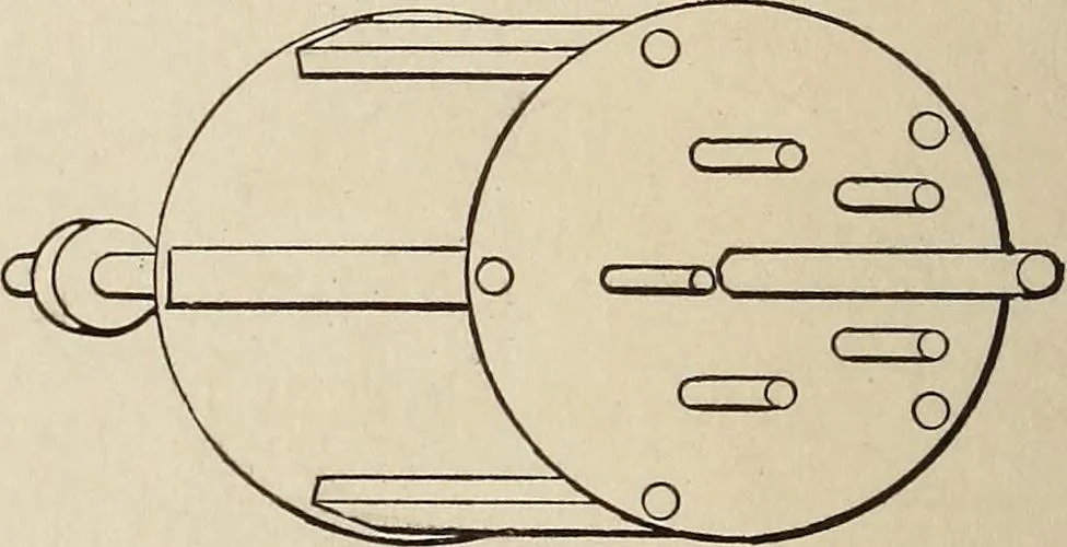 An illustration from Electric toy making for amateurs. This work treats on the making of electrical toys, electrical apparatus, motors, dynamos and instruments in general ... By T. O'Conor Sloane .., 1914, leaf 153