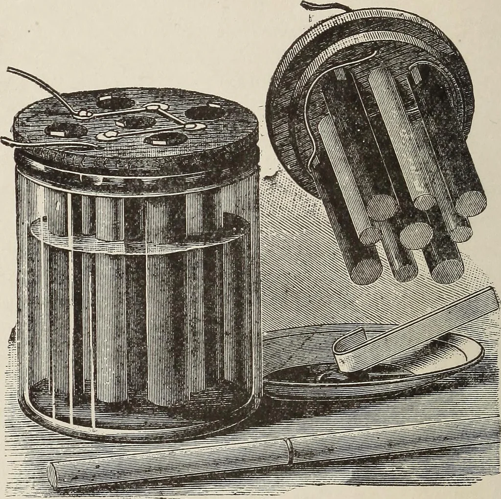 An illustration from Electric toy making for amateurs. This work treats on the making of electrical toys, electrical apparatus, motors, dynamos and instruments in general ... By T. O'Conor Sloane .., 1914, leaf 19