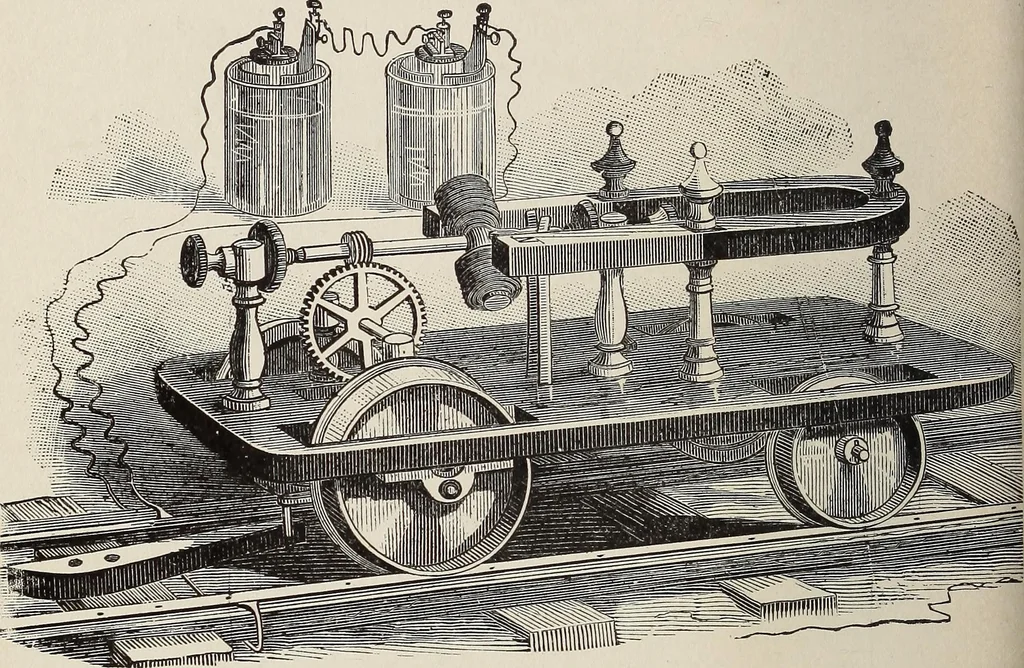 An illustration from Electric toy making for amateurs. This work treats on the making of electrical toys, electrical apparatus, motors, dynamos and instruments in general ... By T. O'Conor Sloane .., 1914, leaf 61