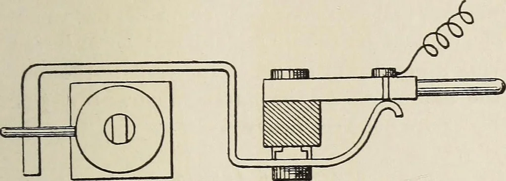 An illustration from Electric toy making for amateurs. This work treats on the making of electrical toys, electrical apparatus, motors, dynamos and instruments in general ... By T. O'Conor Sloane .., 1914, leaf 82