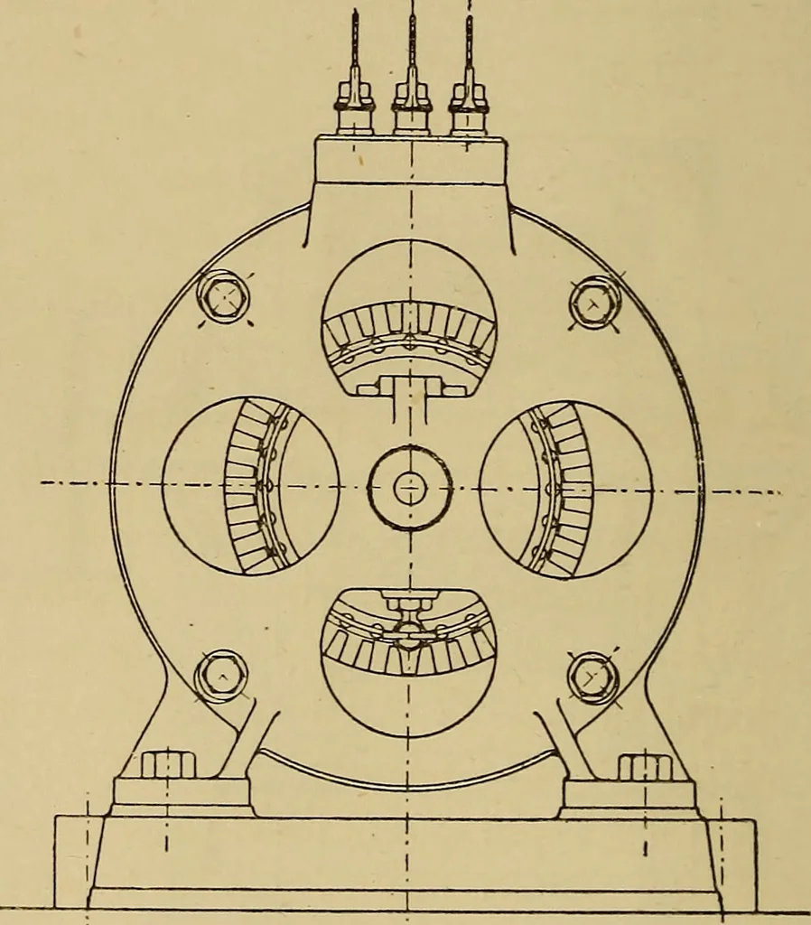 An illustration from Electric transmission of energy and its transformation, subdivision, and distribution. A practical handbook, 1894, leaf 455
