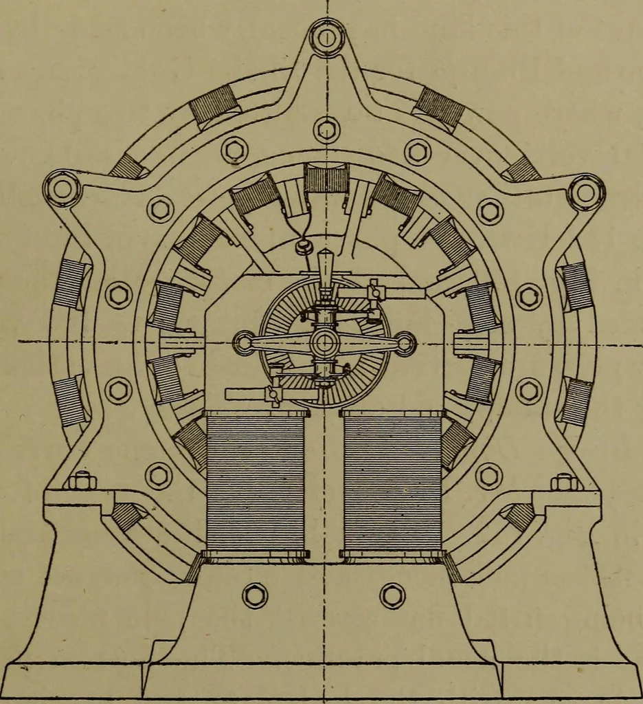 An illustration from Electric transmission of energy and its transformation, subdivision, and distribution. A practical handbook, 1894, leaf 438