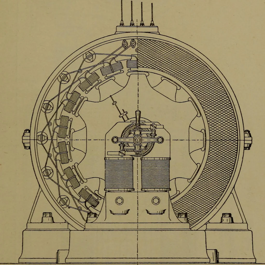An illustration from Electric transmission of energy and its transformation, subdivision, and distribution. A practical handbook, 1894, leaf 452